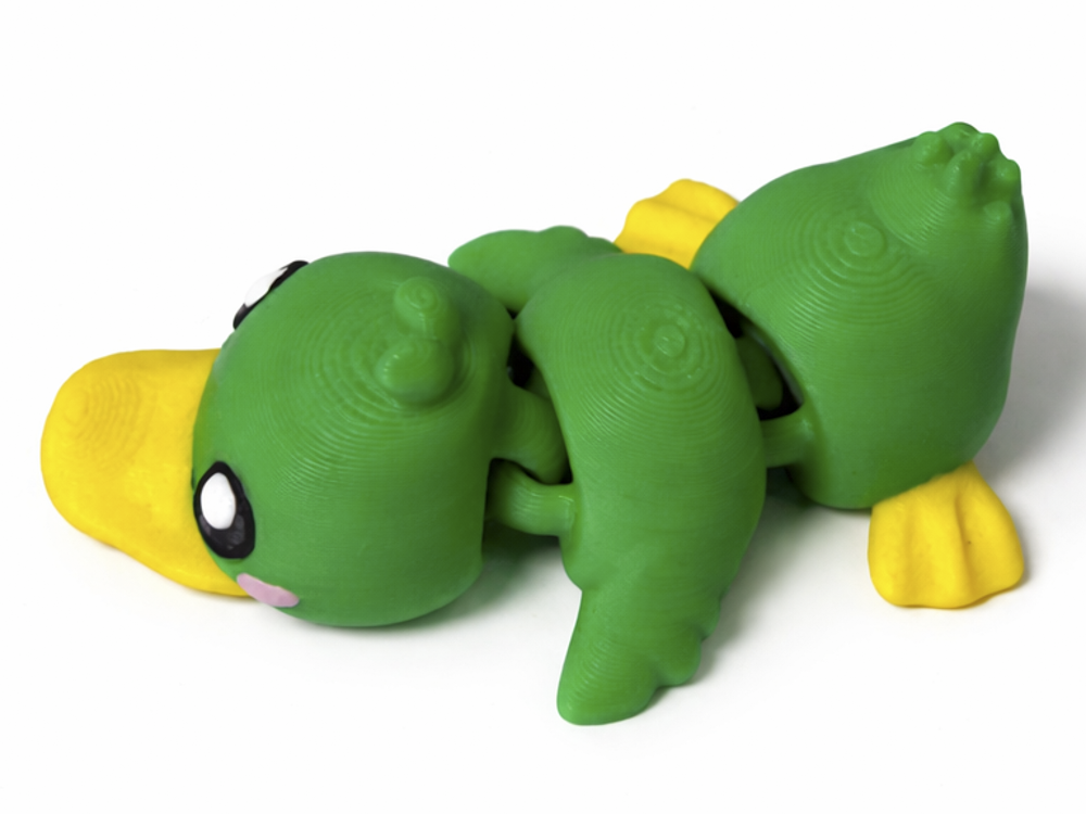 Pohyblivá 3D kachna – originální flexi figurka